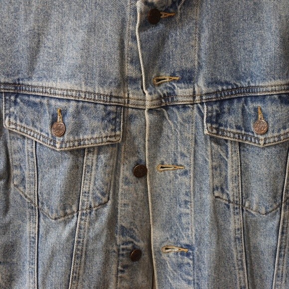 Disney Store Vintage Denim Mickey Mouse Jean Vest Large Y2K Embroidered Jacket - Picture 8 of 16